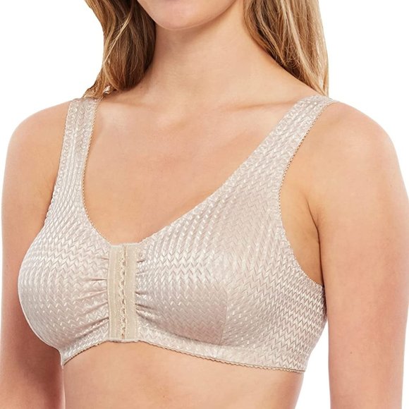 VEUC Surgical Recovery Sleep Front Hook Bras - Bundle of 2 NUDE - Picture 1 of 6